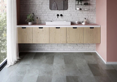 Кварцвиниловый Rigid / Риджид ламинат Invictus Maximus Click Tile / Максимус Клик Тайл Groovy Granite - Lava / Груви Гранит - Лава
