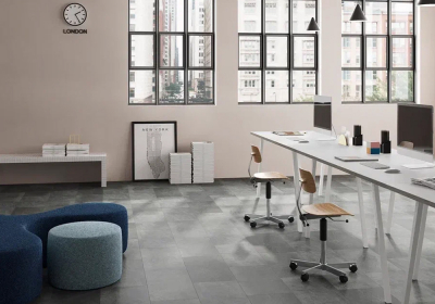Кварцвиниловый Rigid / Риджид ламинат Invictus Maximus Click Tile / Максимус Клик Тайл Groovy Granite - Steel / Груви Гранит - Стил
